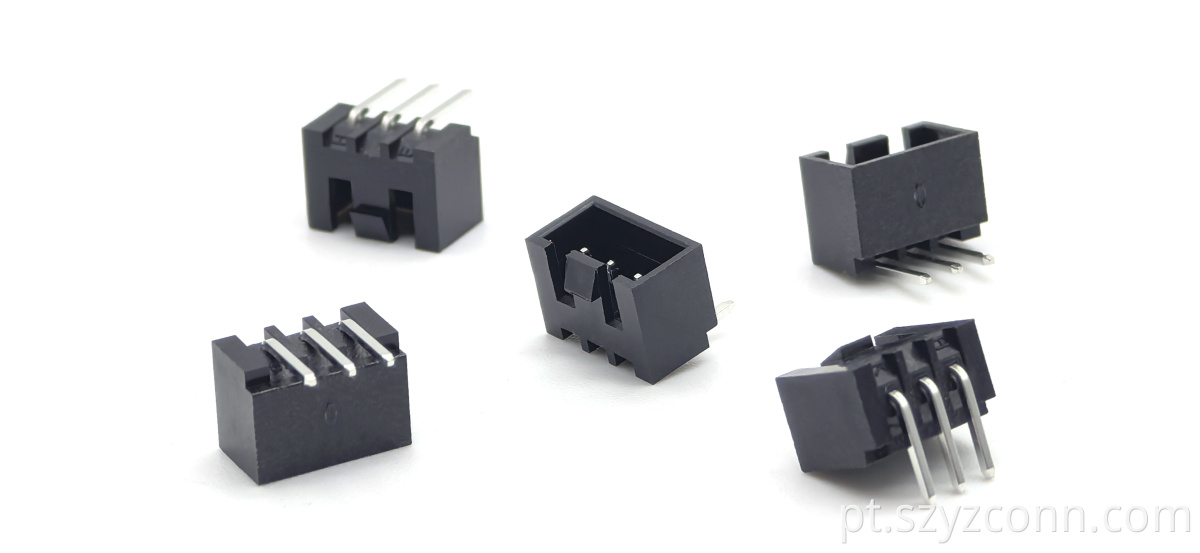 wafer pin header connector 90-degree dip